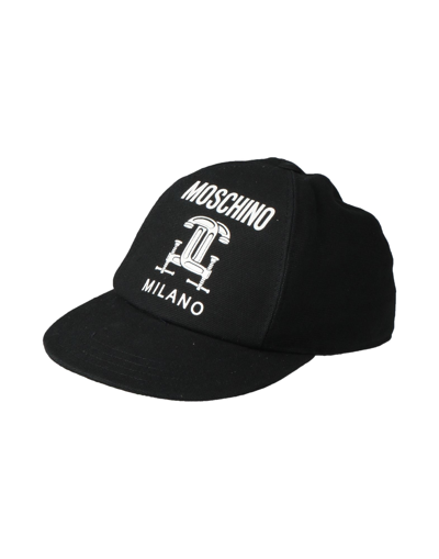 Moschino Kids' Hats In Black