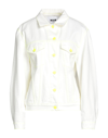 Msgm Denim Outerwear In White