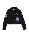 Philipp Plein Denim Outerwear In Black