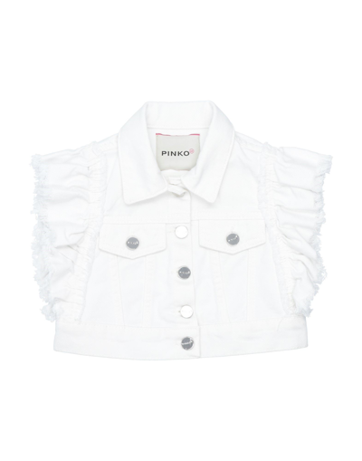 Pinko Up Babies' Denim Outerwear In White