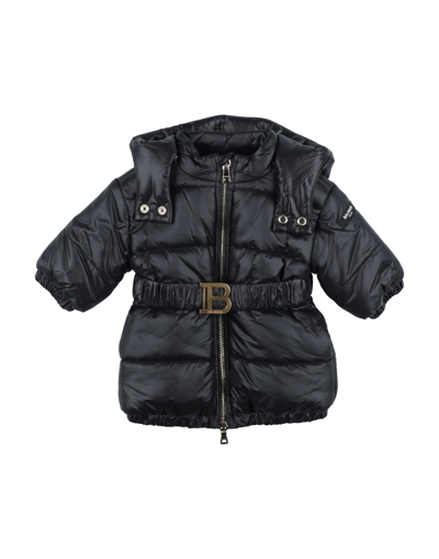 Balmain Kids' Down Jackets In Blue