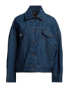 Missoni Zigzag-panel Denim Jacket In Blue