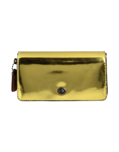 Coach Handbags In Gold