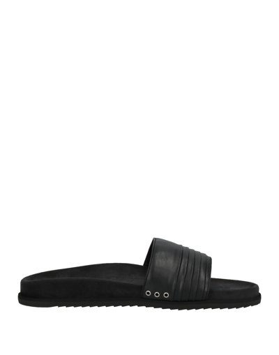 John Elliott Sandals In Black