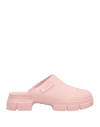 Ganni Slippers And Clogs Rubber Opal In Pink