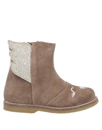 Oca-loca Kids' Ankle Boots In Beige