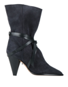 Isabel Marant Ankle Boots In Steel Grey