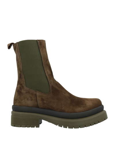 Baldinini Ankle Boots In Green