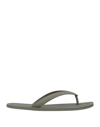 Maison Margiela Toe Strap Sandals In Grey