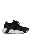Moncler Lunarove Neoprene Low-top Sneakers In Black