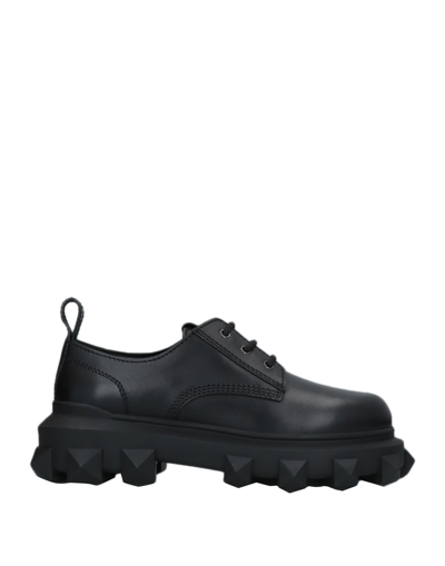 Valentino Garavani Lace-up Shoes In Black