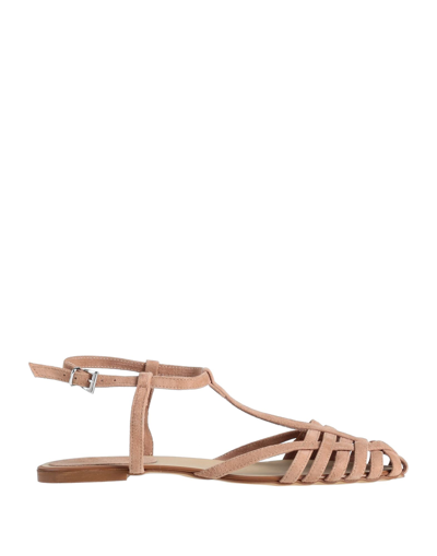 Anna F Ballet Flats In Light Brown