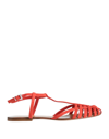 Anna F Ballet Flats In Orange
