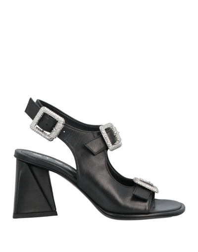 Strategia Sandals In Black