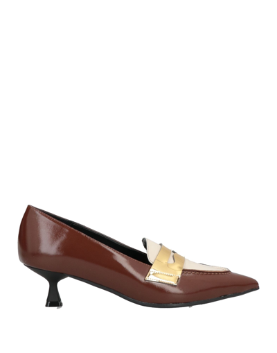 Baldinini Loafers In Brown