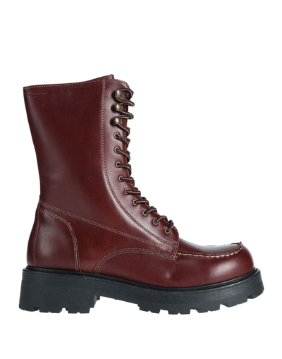Vagabond Shoemakers Ankle Boots In Red