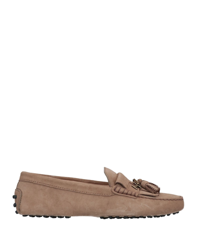 Tod's Loafers In Sand