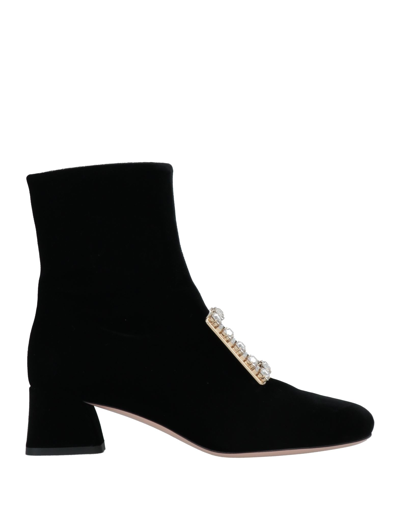 Roger Vivier Ankle Boots In Black