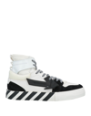 OFF-WHITE OFF-WHITE MAN SNEAKERS WHITE SIZE 6 SOFT LEATHER