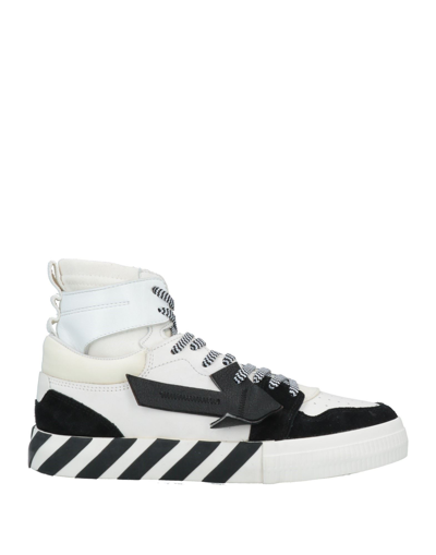 Off-white Man Sneakers White Size 6 Soft Leather