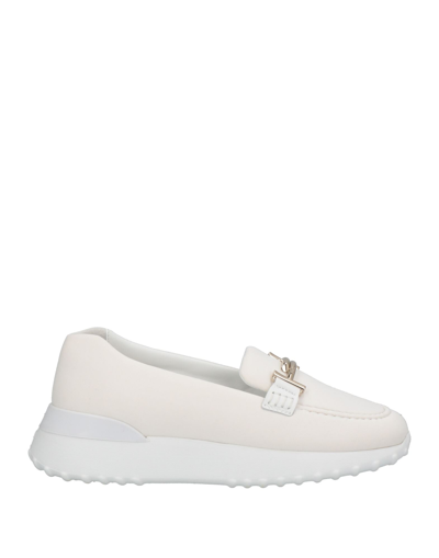 Tod's Loafers In White