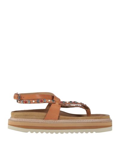 Isabel Marant Toe Strap Sandals In Brown