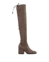 Lamica Knee Boots In Khaki