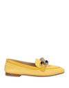 Casadei Loafers In Yellow