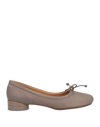 Mm6 Maison Margiela Ballet Flats In Beige