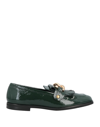 Baldinini Loafers In Green