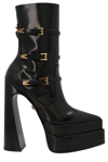 VERSACE VERSACE AEVITAS POINTY ANKLE BOOTS