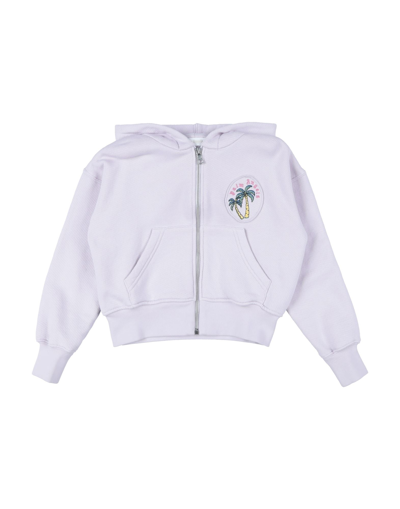 Palm Angels Kids' Sweatshirts In Purple