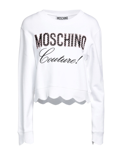 Moschino Sweatshirts In White