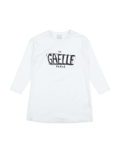 Gaelle Paris Kids' T-shirts In White
