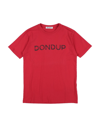 Dondup Kids' T-shirts In Red