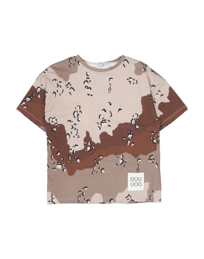 Douuod Kids' T-shirts In Beige