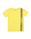 Cesare Paciotti 4us Kids' T-shirts In Yellow