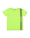 Cesare Paciotti 4us Kids' T-shirts In Green