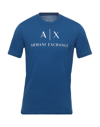 Armani Exchange T-shirts In Azure