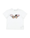 DOLCE & GABBANA DOLCE & GABBANA TODDLER GIRL T-SHIRT WHITE SIZE 7 COTTON