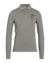 Aeronautica Militare Polo Shirts In Grey