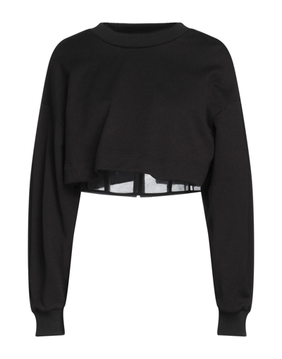 Alexander Mcqueen Sweatshirts In Black
