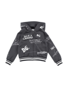 DOLCE & GABBANA DOLCE & GABBANA TODDLER GIRL SWEATSHIRT BLACK SIZE 7 COTTON, VISCOSE, PVC - POLYVINYL CHLORIDE, POLY