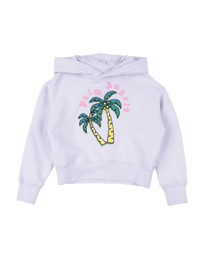 Palm Angels Kids' Sweatshirts In Purple