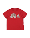 Palm Angels Kids' T-shirts In Red