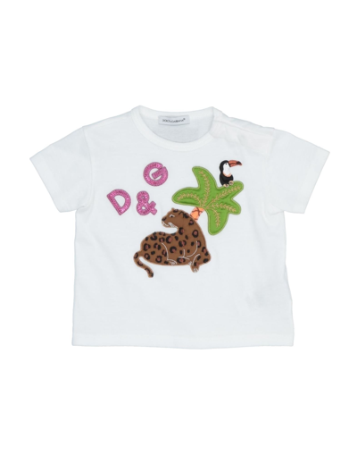 Dolce & Gabbana Kids' T-shirts In White