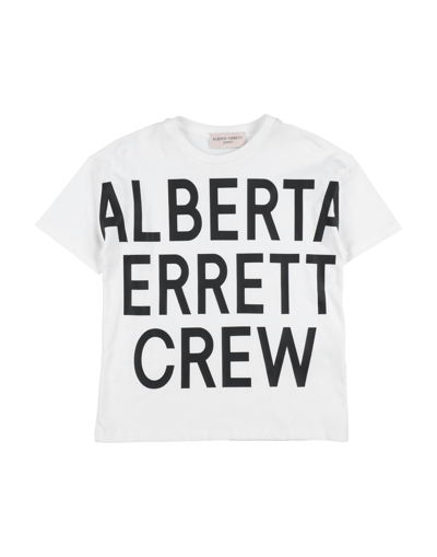 Alberta Ferretti Babies' T-shirts In White