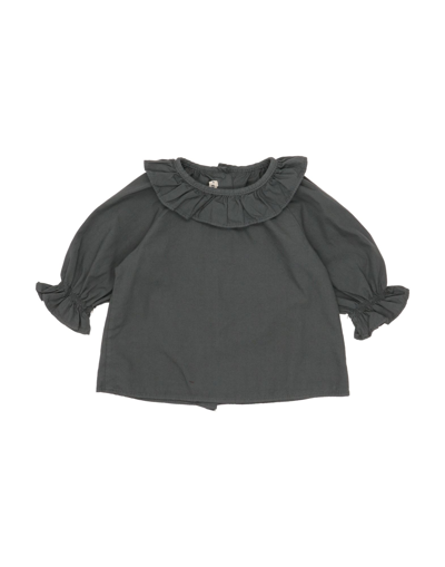 Babe And Tess Kids' Blouses In Grey