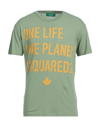 Dsquared2 Green One Life One Planet T-shirt In Green