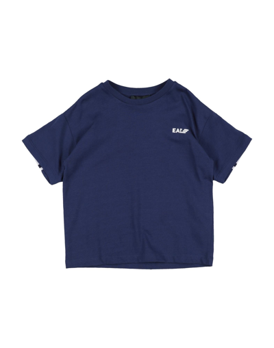 Emporio Armani Kids' T-shirts In Dark Blue